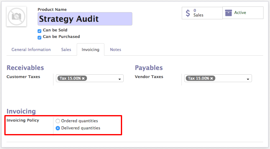 signup at odoo.com