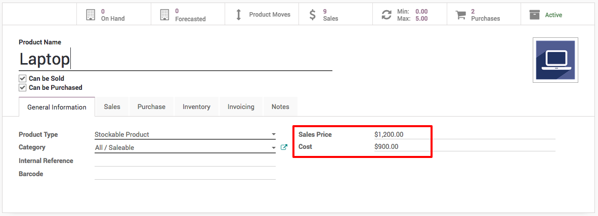 Sales Settings